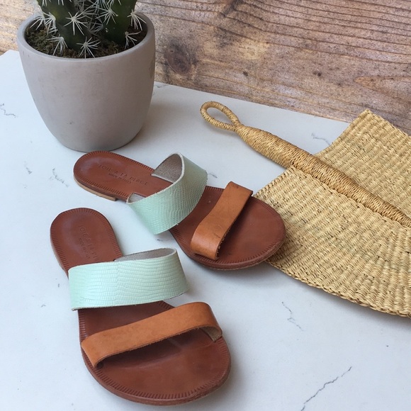 Joie A La Pliage || Leather Slide ‘Sable 2’ Sandal - Picture 7 of 7
